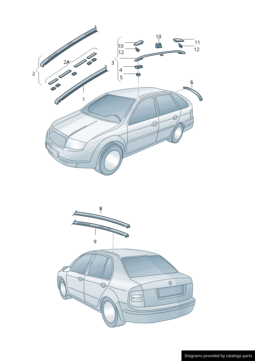 Car part diagram