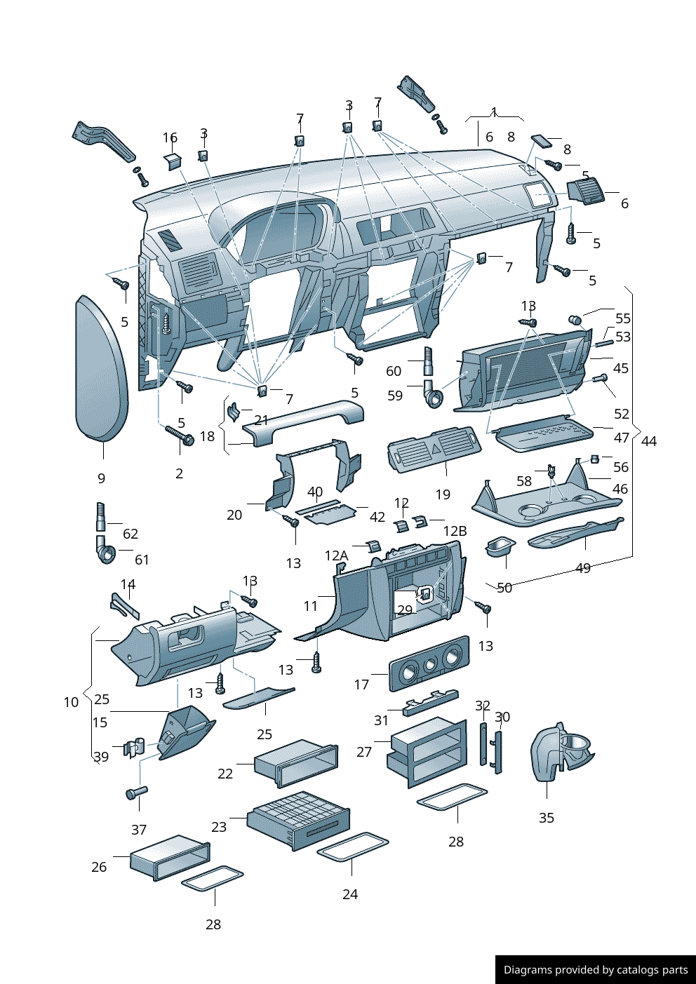 Car part diagram