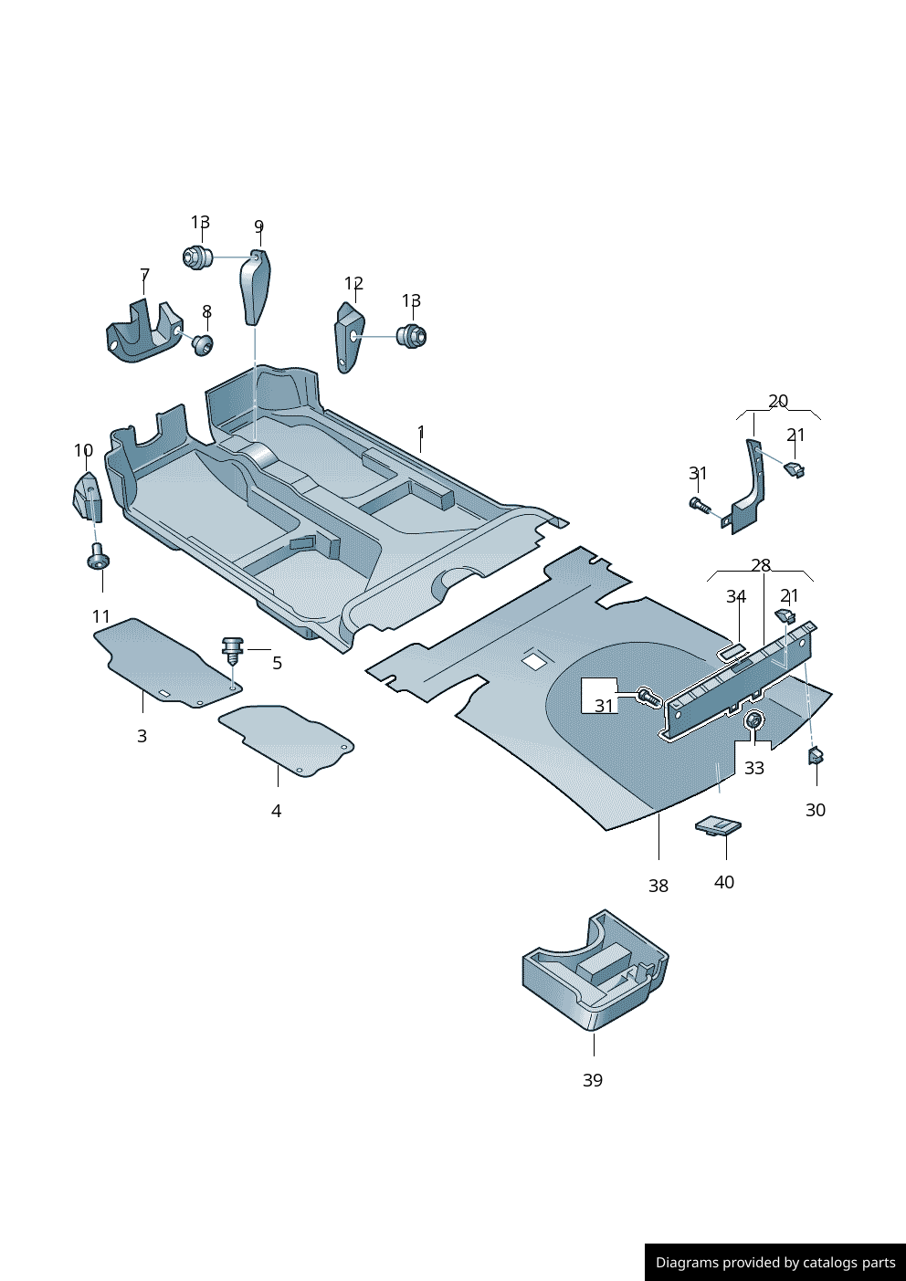 Car part diagram