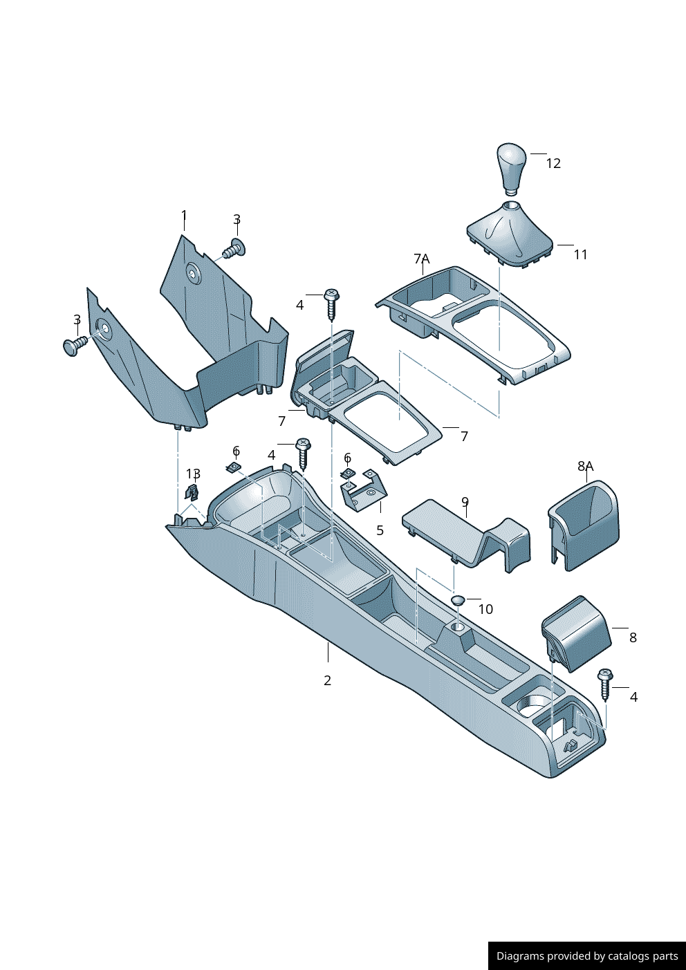 Car part diagram