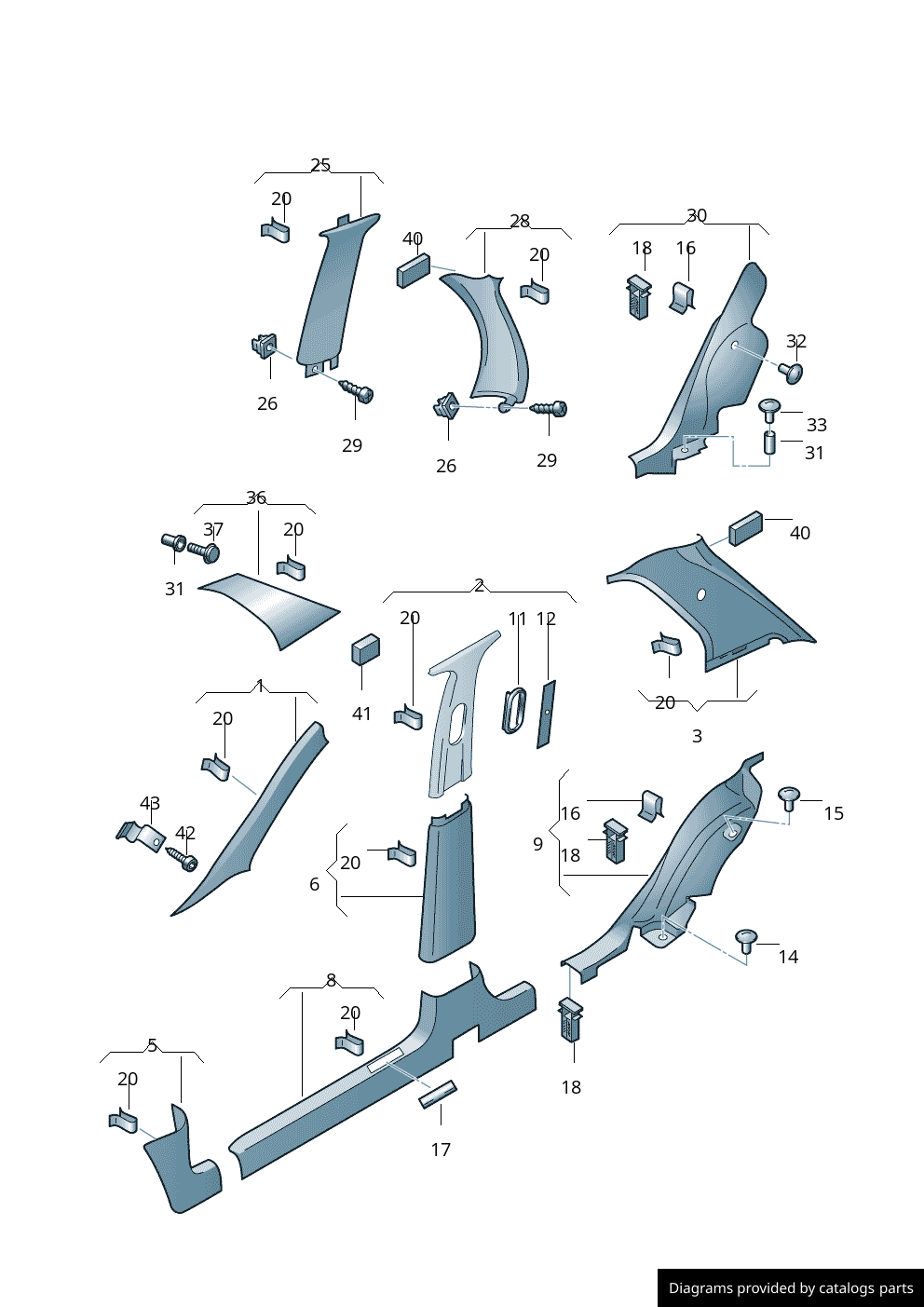 Car part diagram