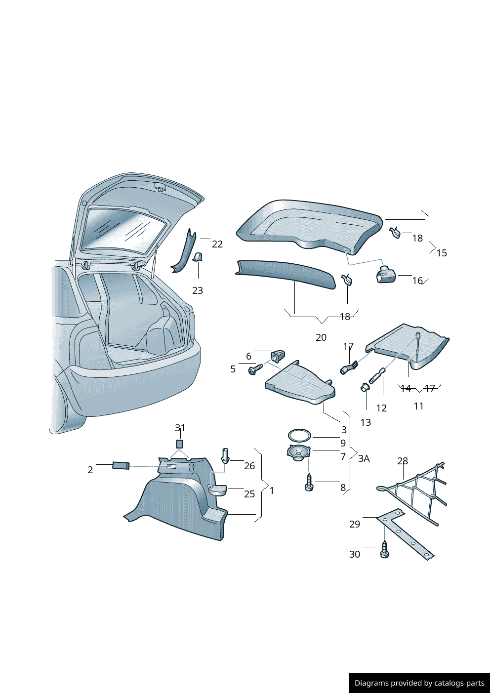 Car part diagram