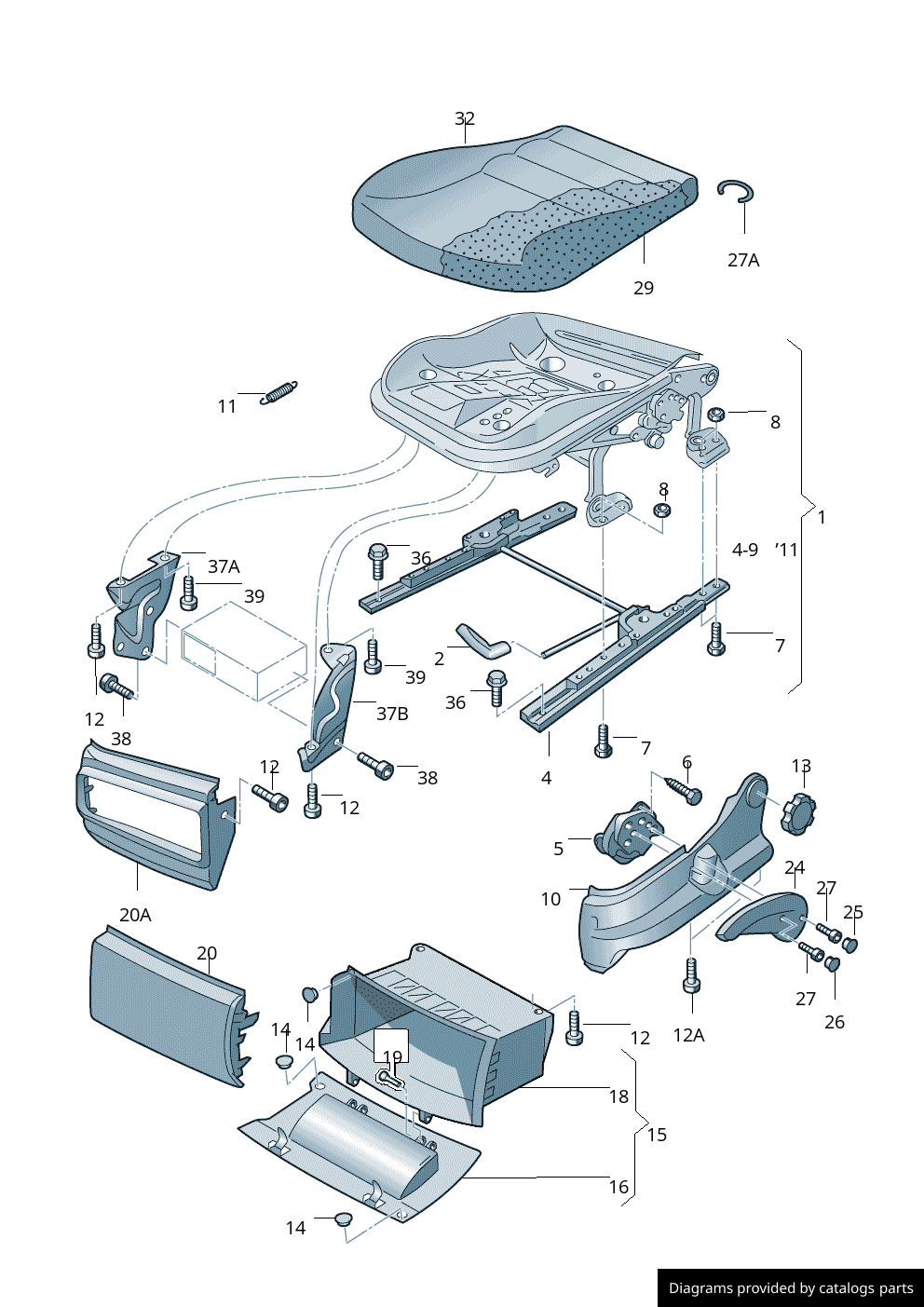 Car part diagram