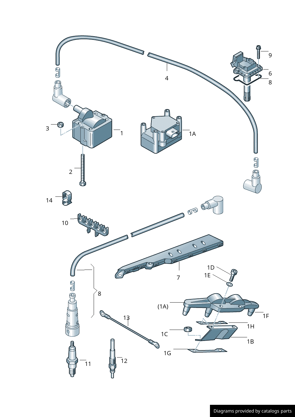 Car part diagram