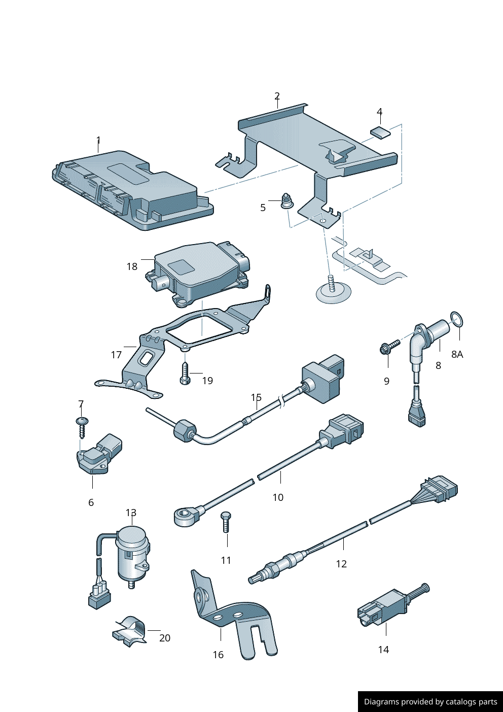 Car part diagram
