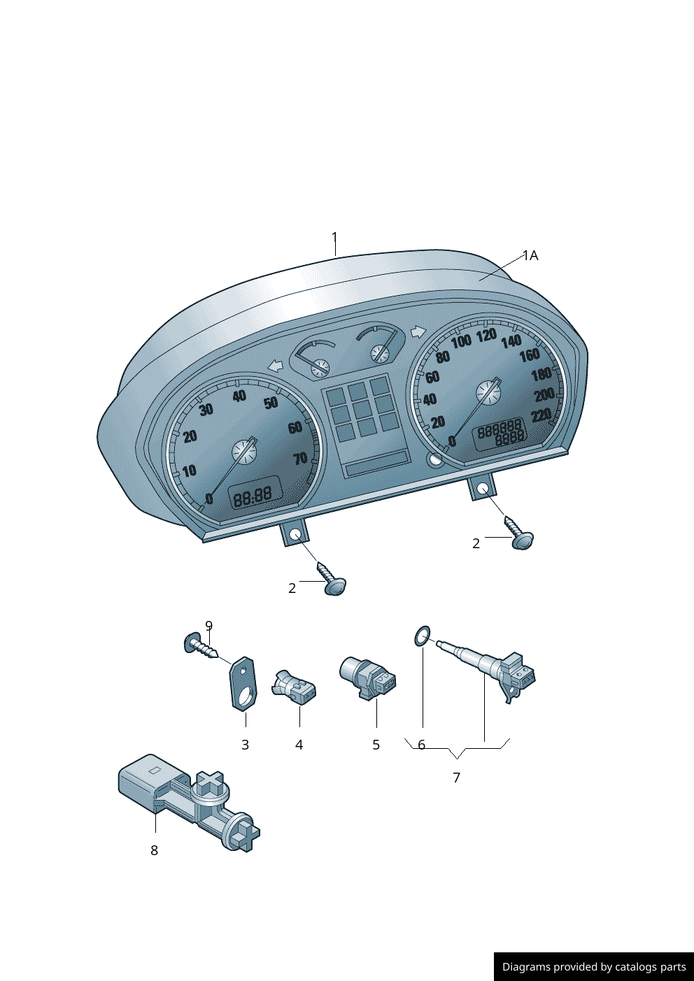 Car part diagram