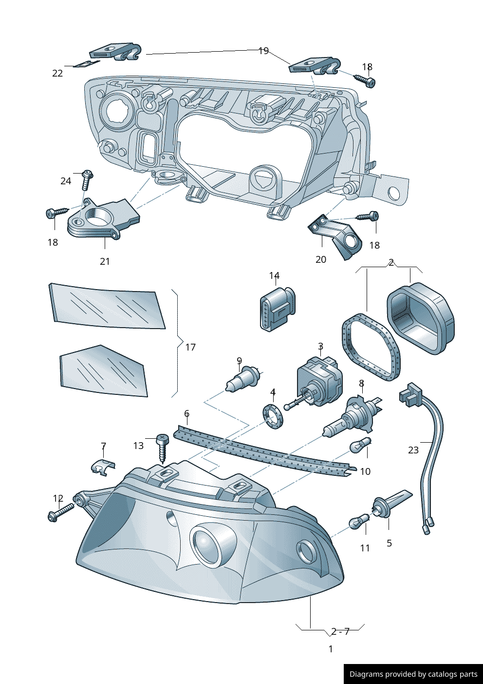 Car part diagram