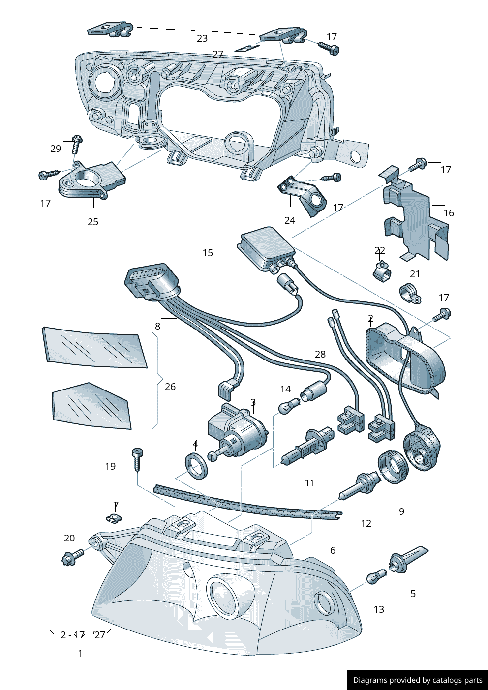 Car part diagram