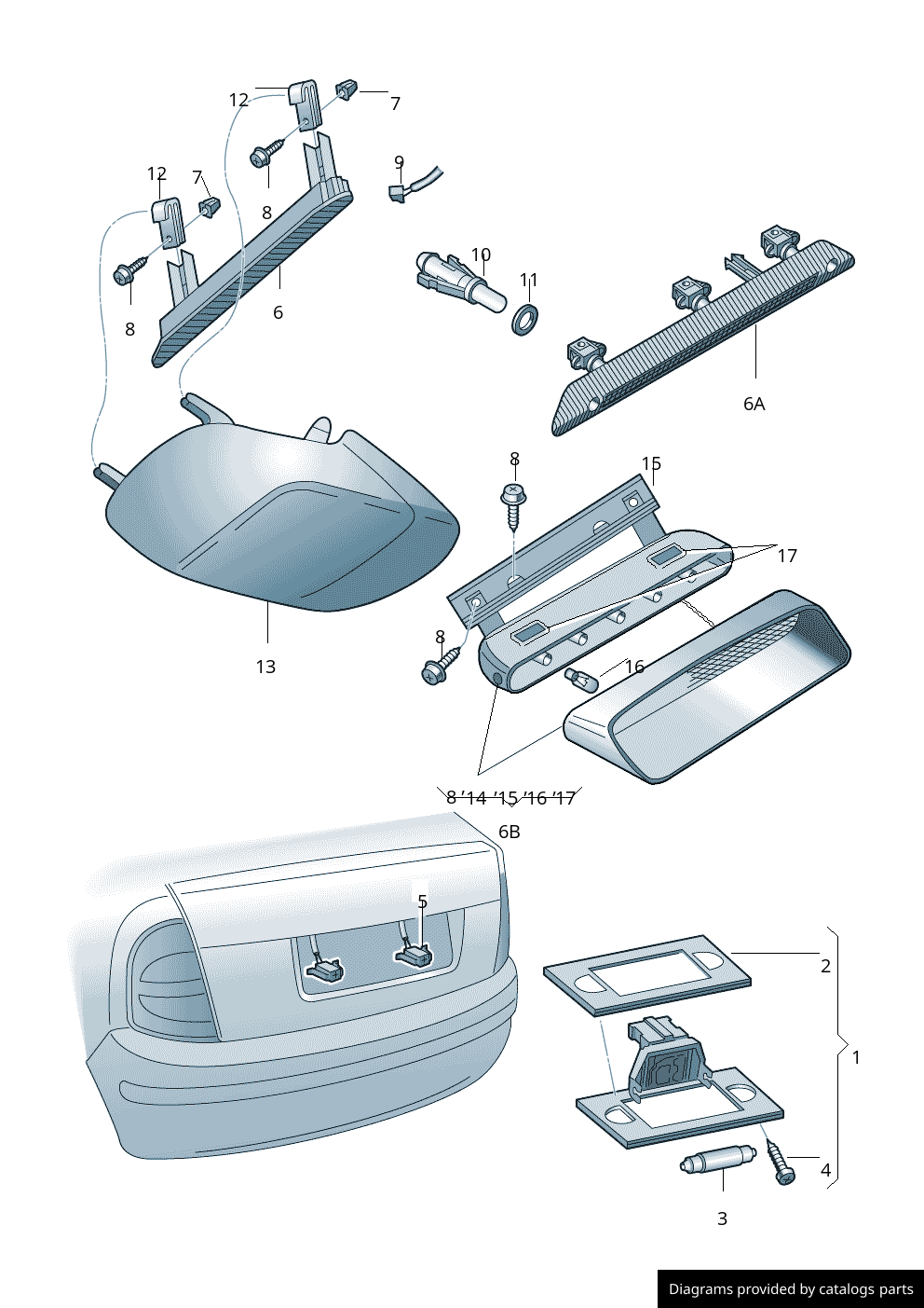 Car part diagram