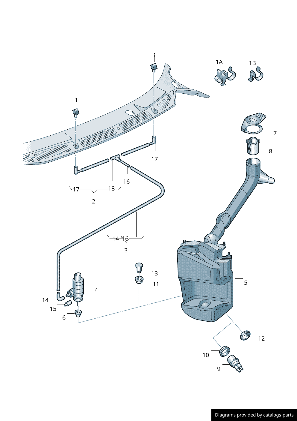 Car part diagram