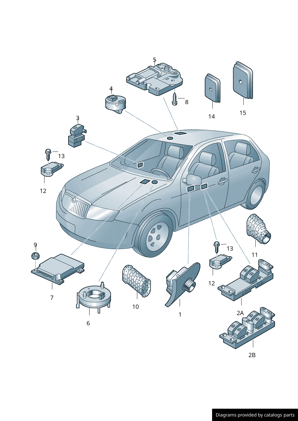 Car part diagram