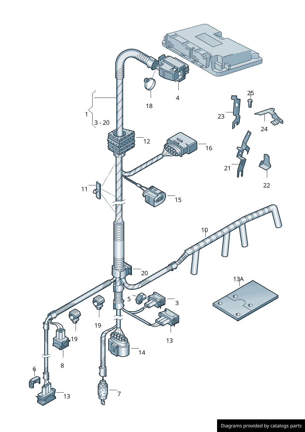 Car part diagram