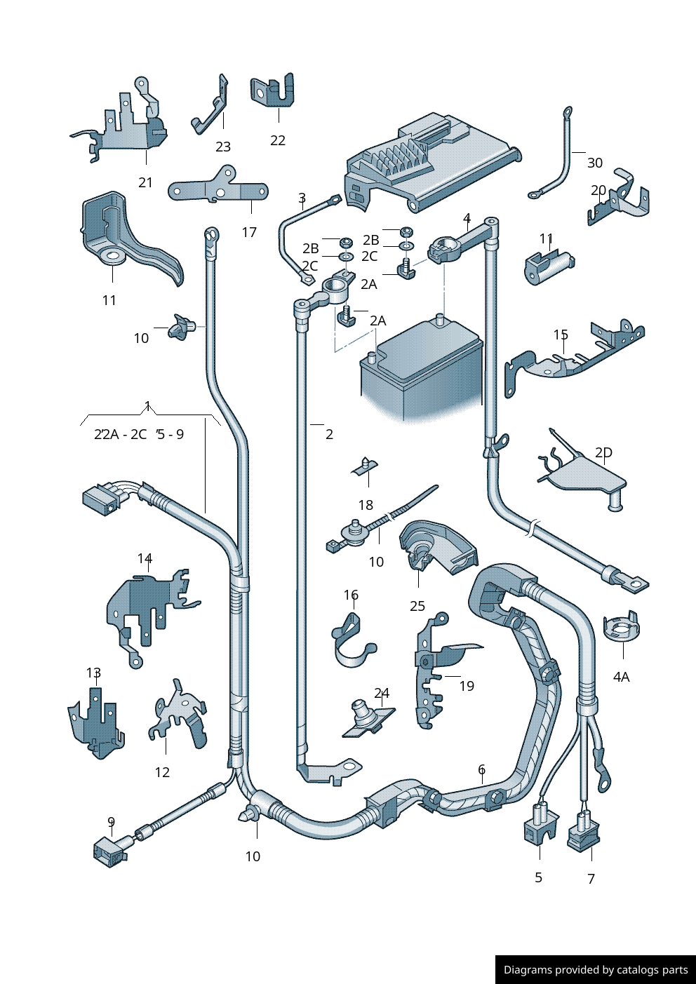 Car part diagram