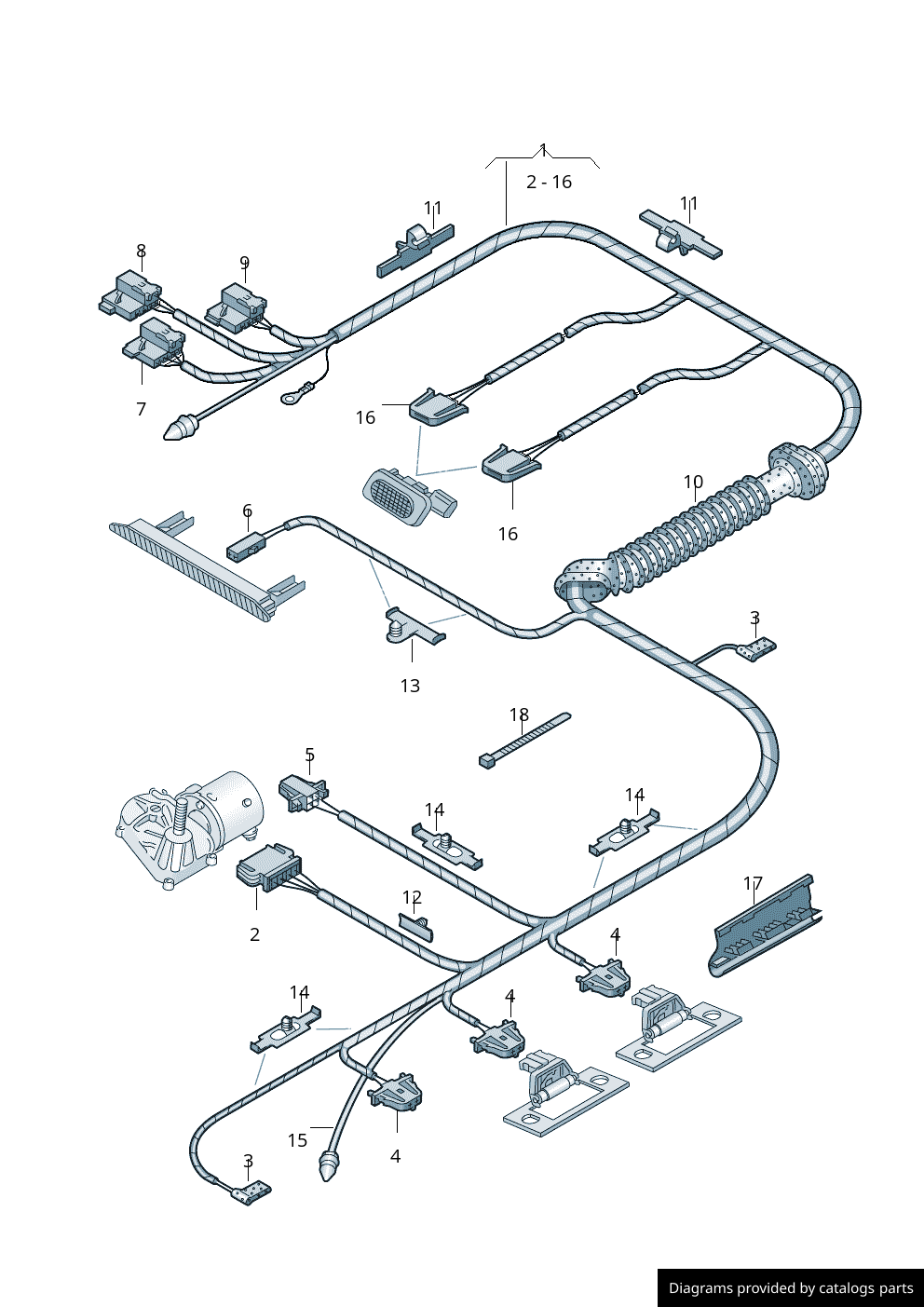 Car part diagram