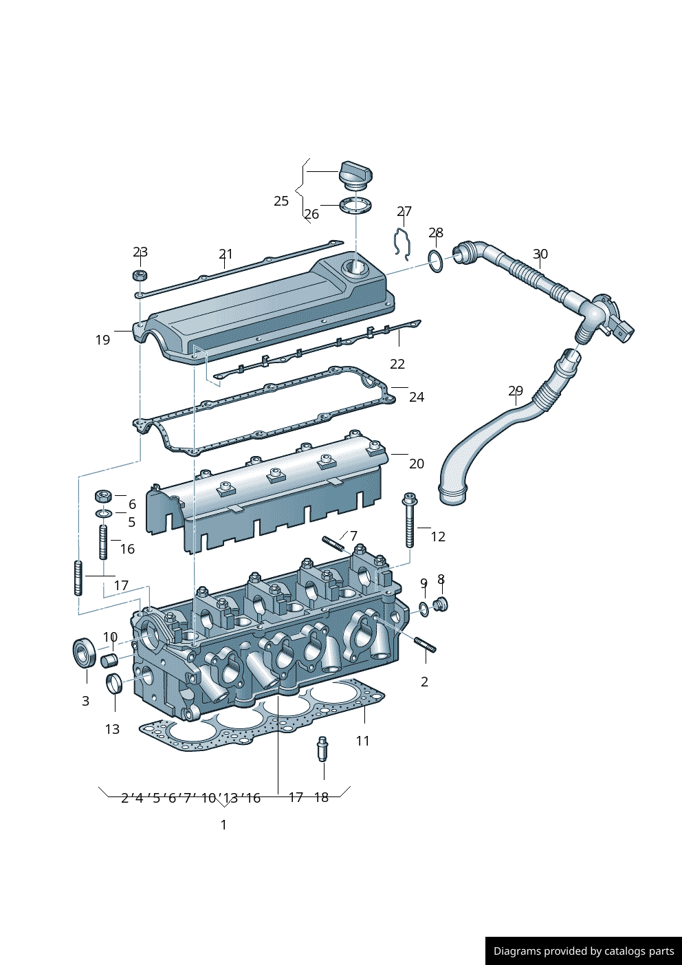 Car part diagram