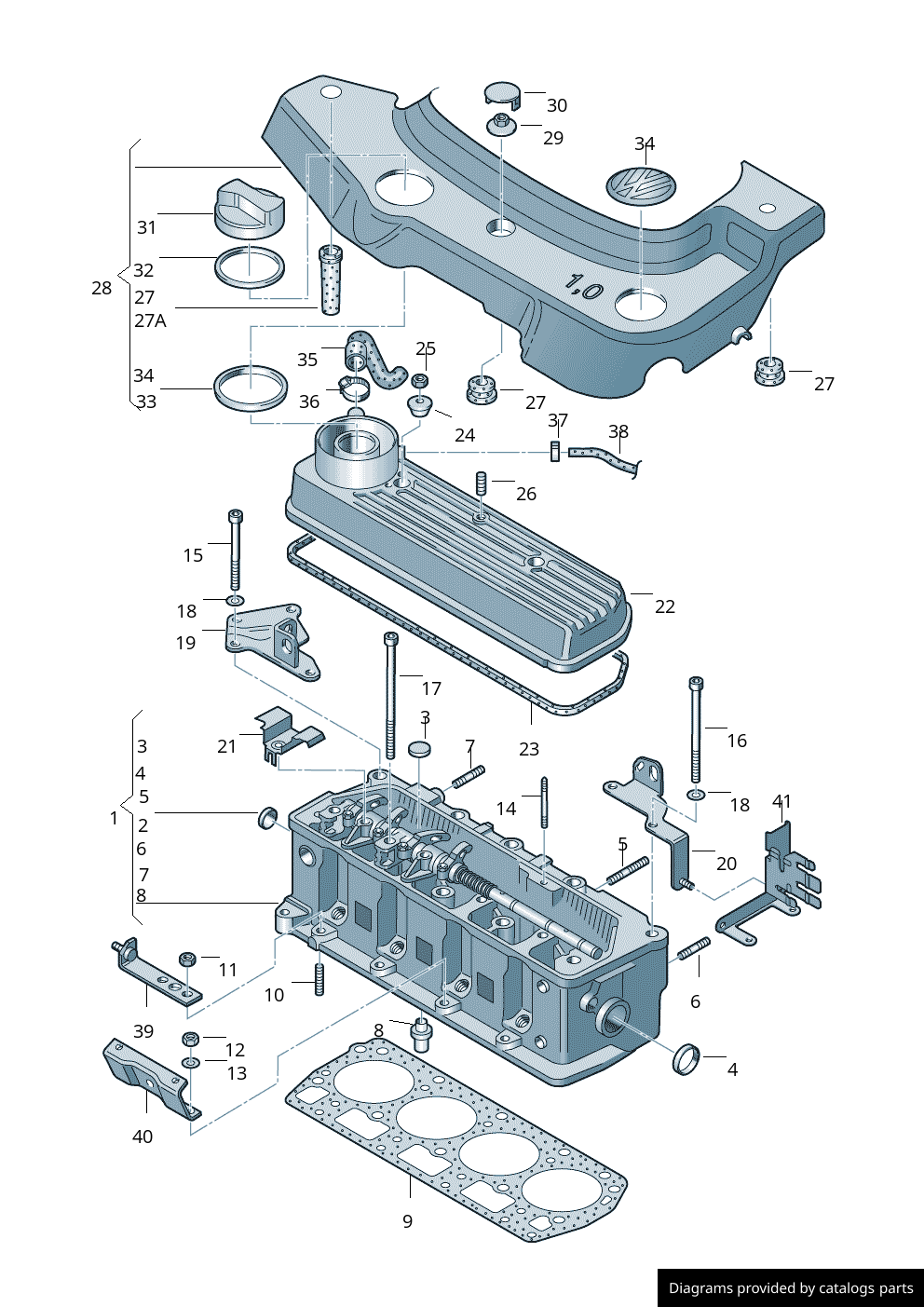 Car part diagram