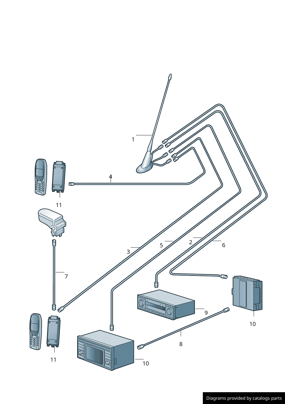 Car part diagram
