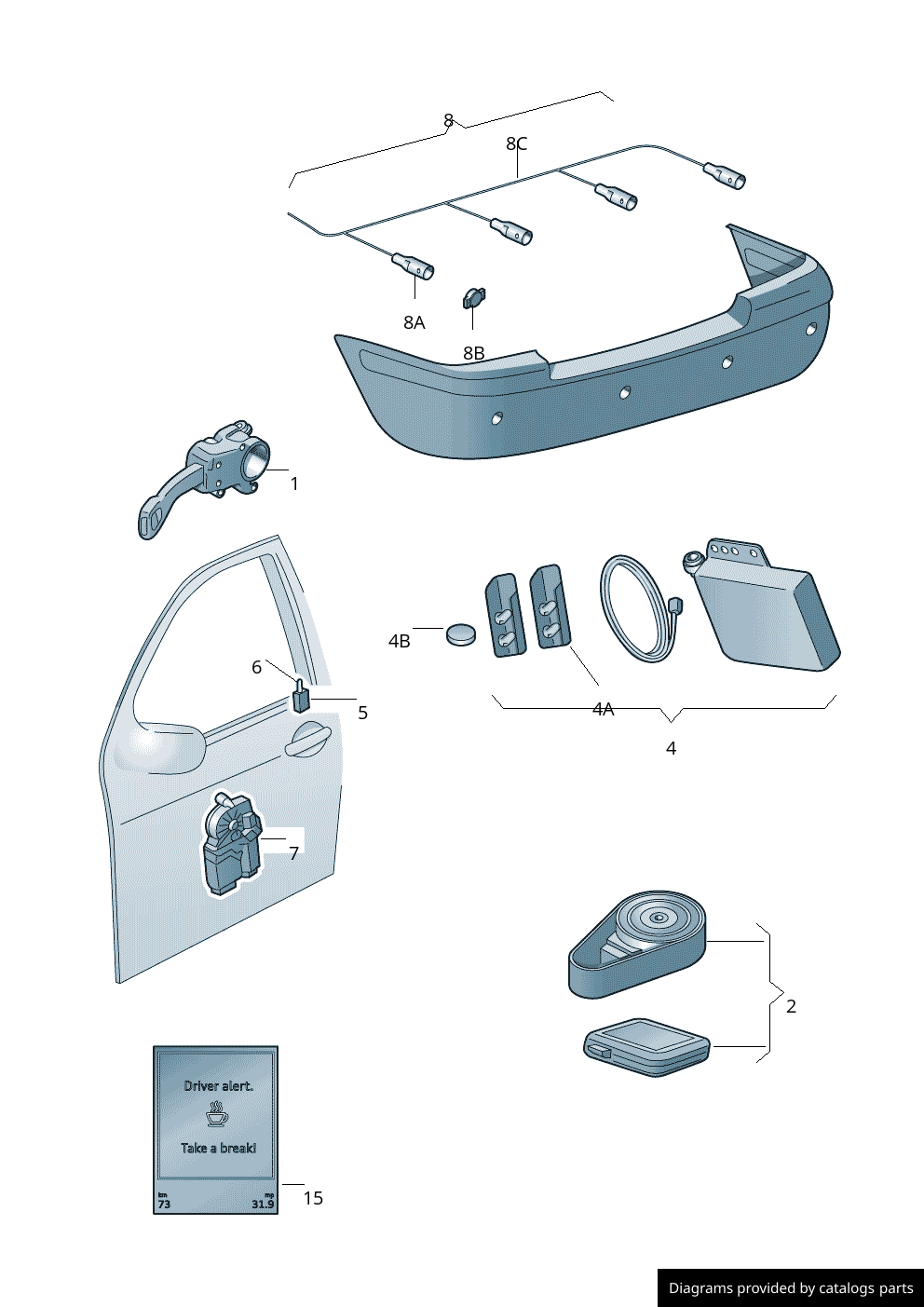 Car part diagram