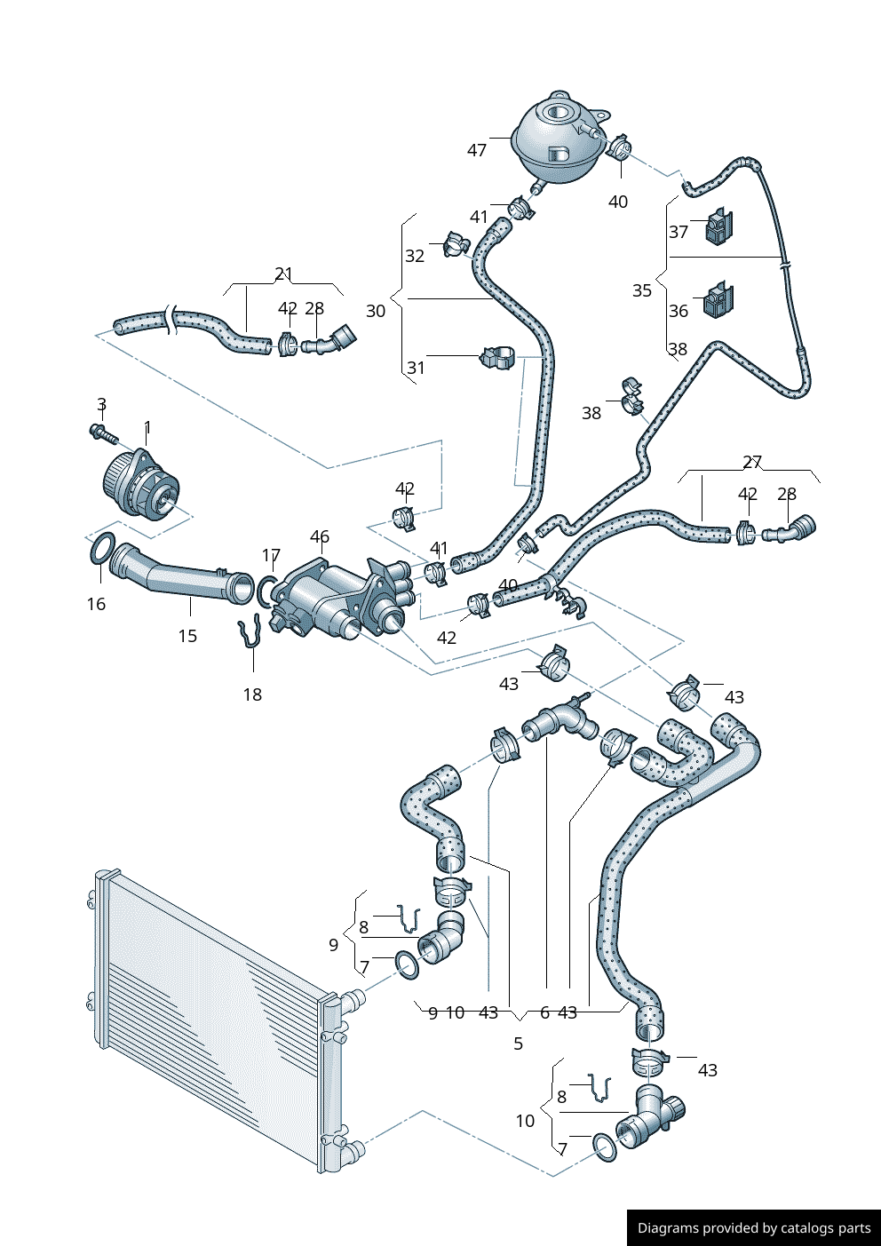 Car part diagram