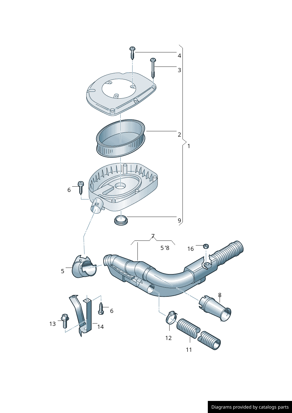 Car part diagram