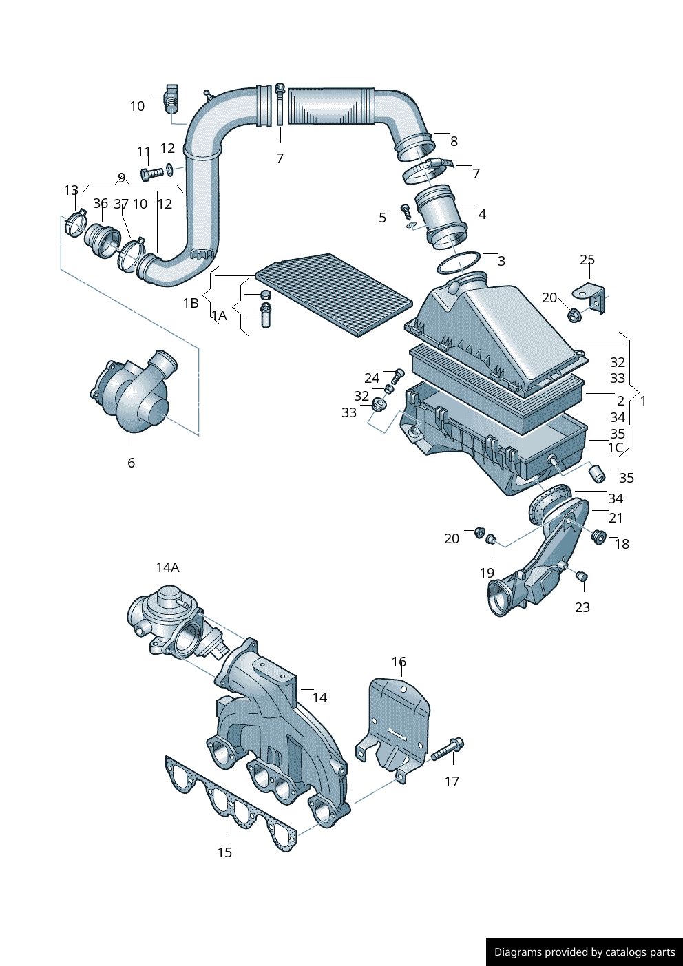 Car part diagram