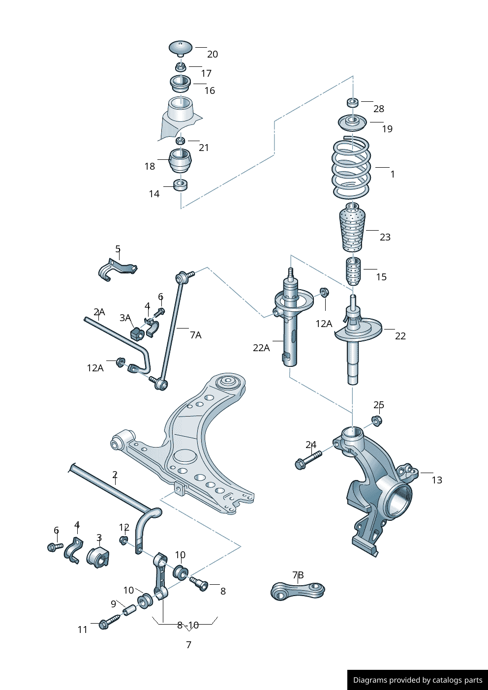 Car part diagram