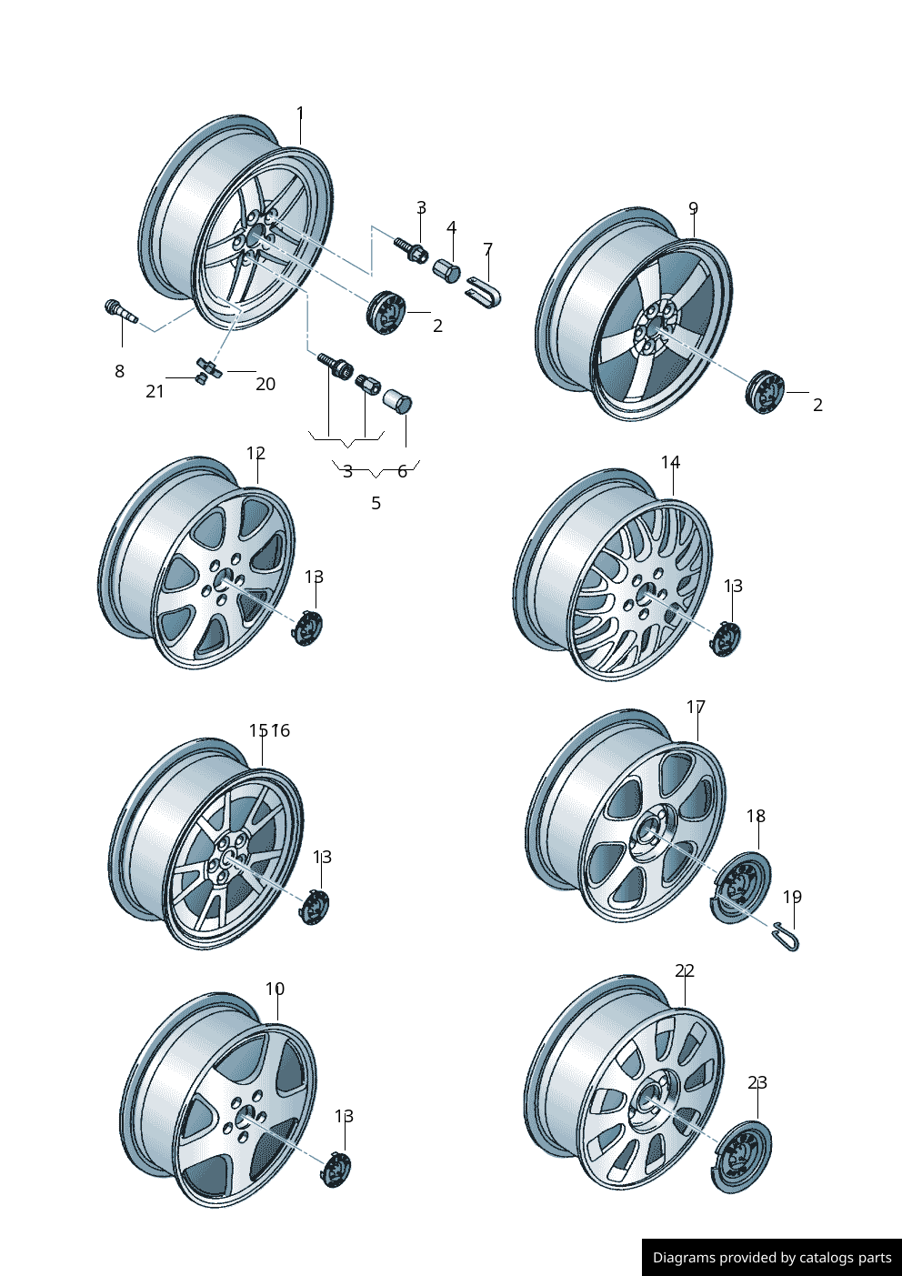 Car part diagram