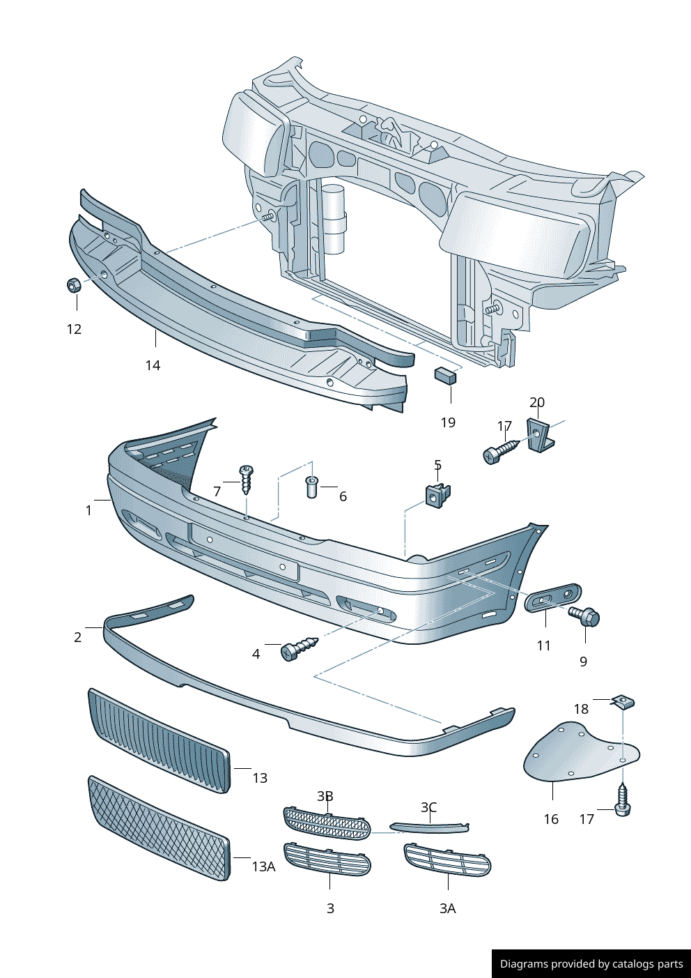 Car part diagram
