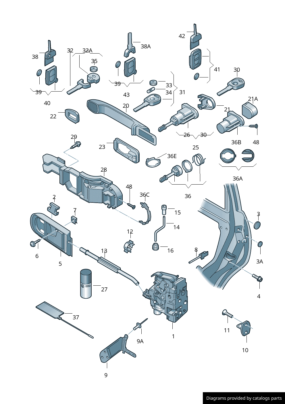 Car part diagram