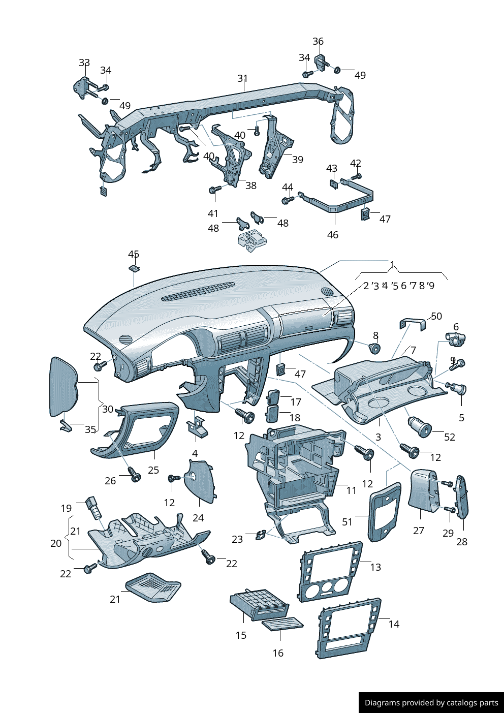 Car part diagram