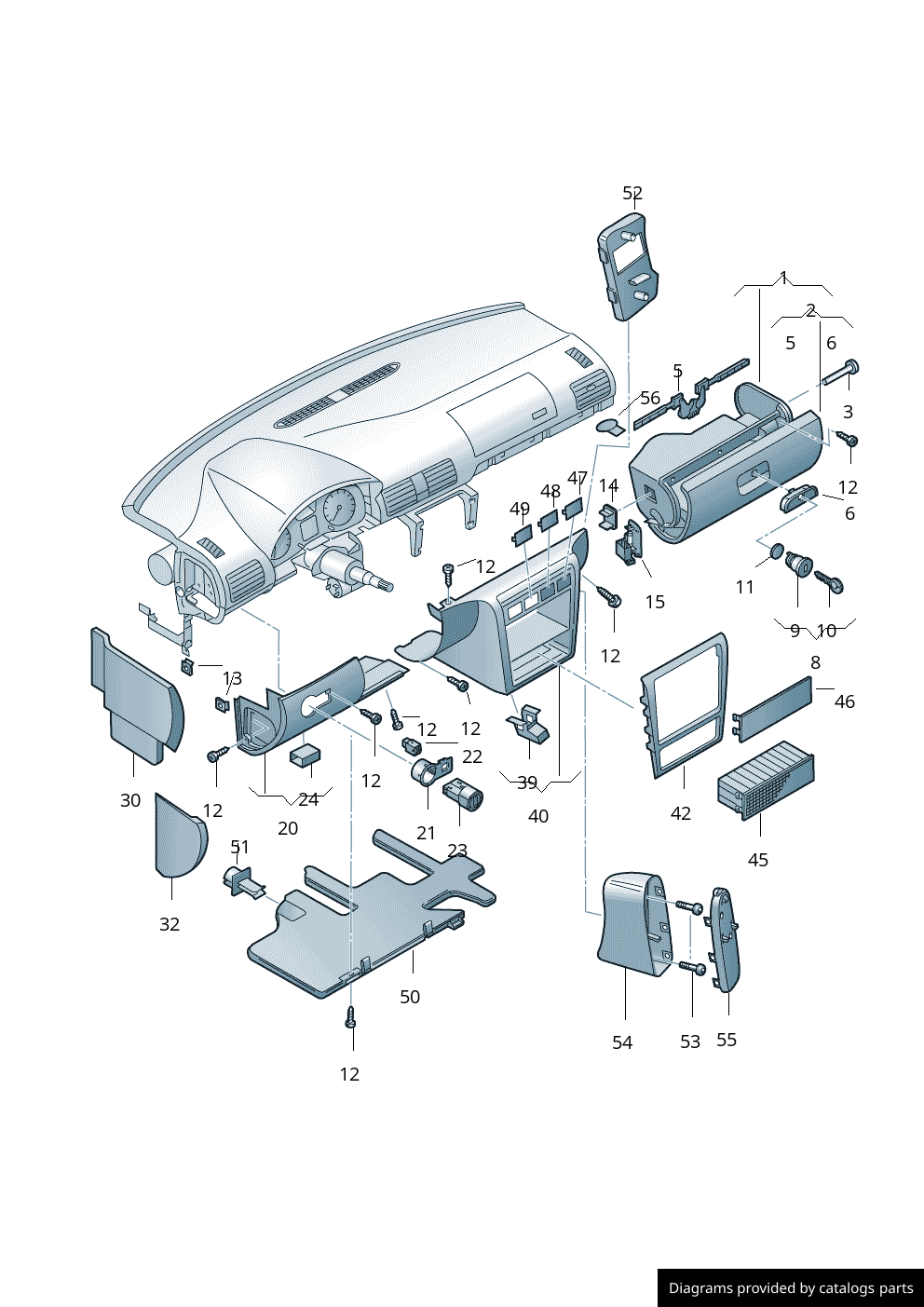 Car part diagram