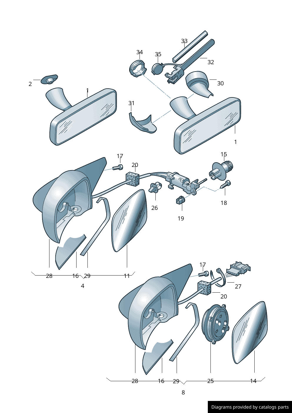 Car part diagram