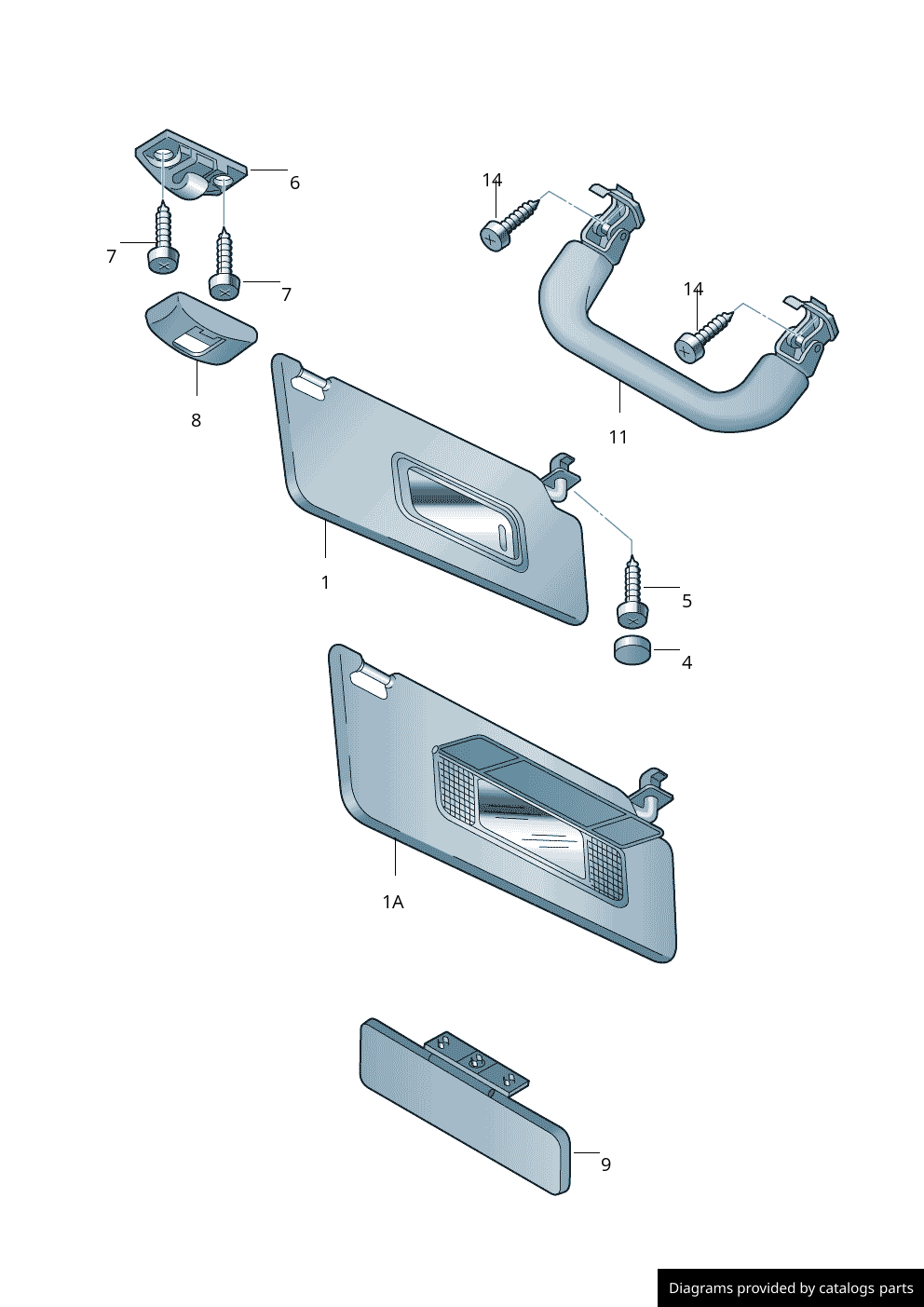 Car part diagram
