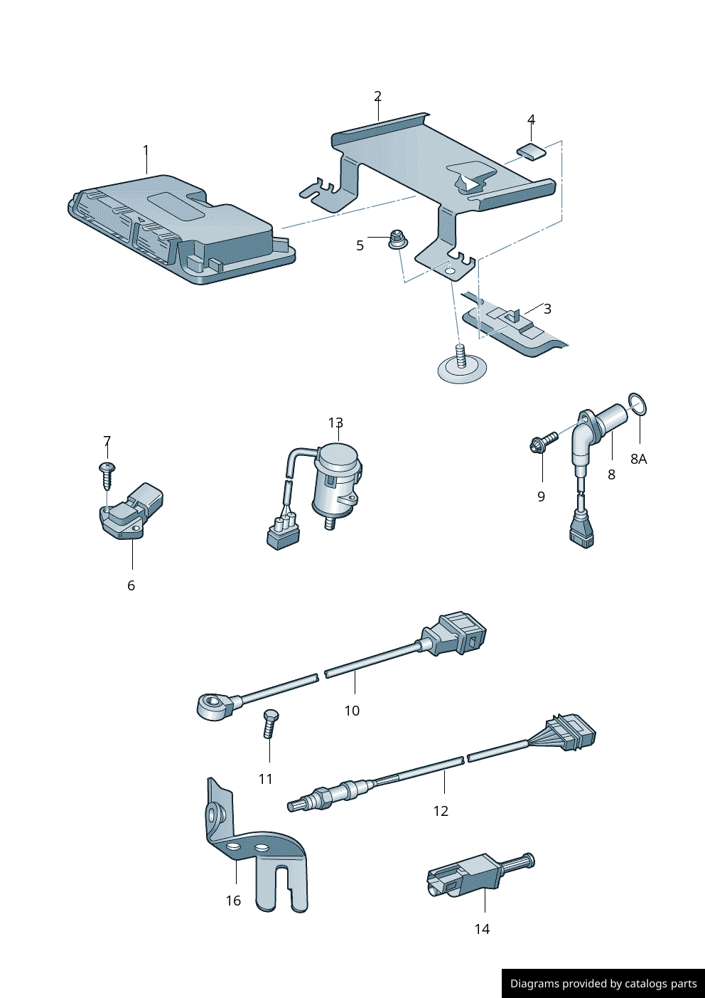 Car part diagram