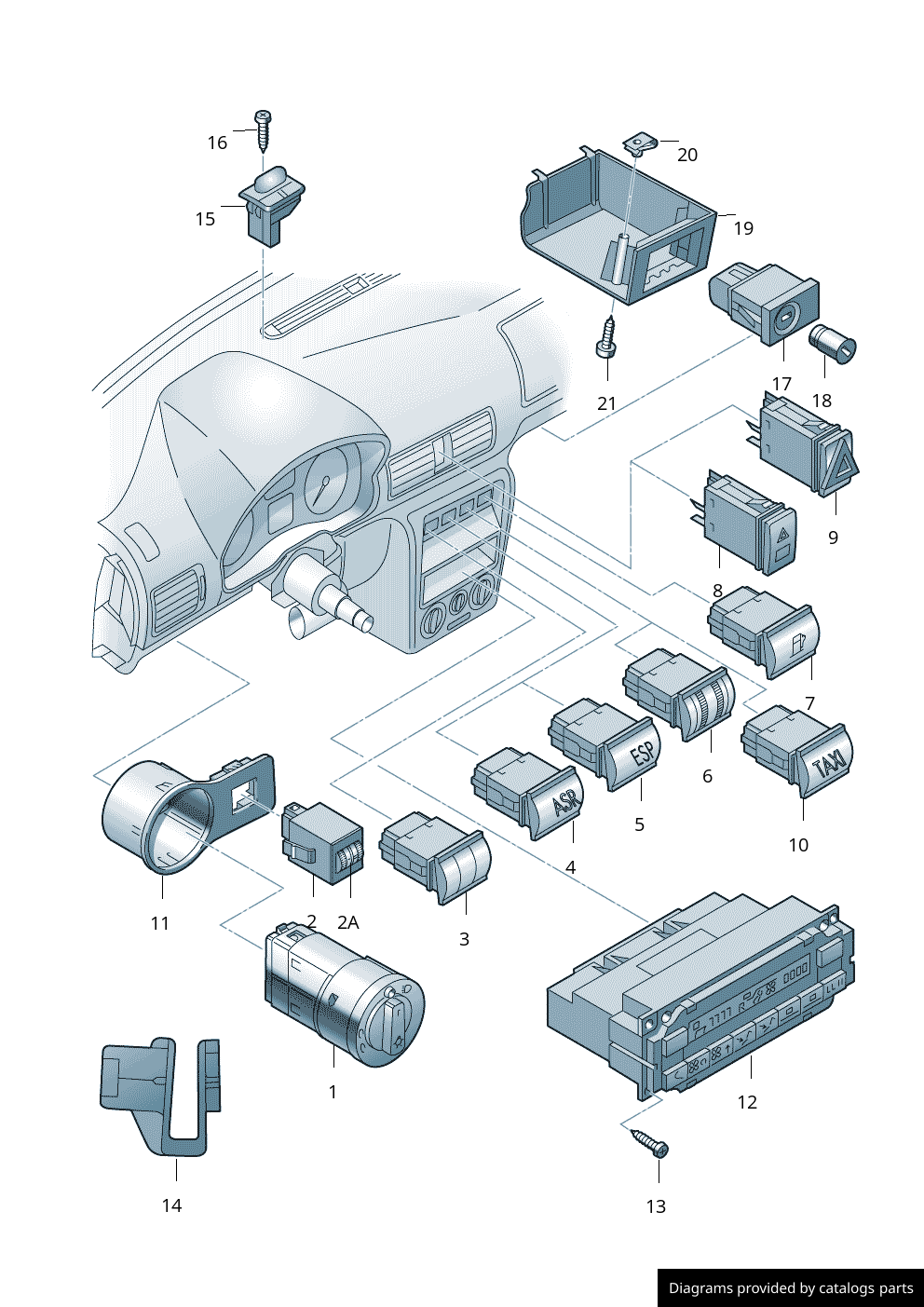 Car part diagram