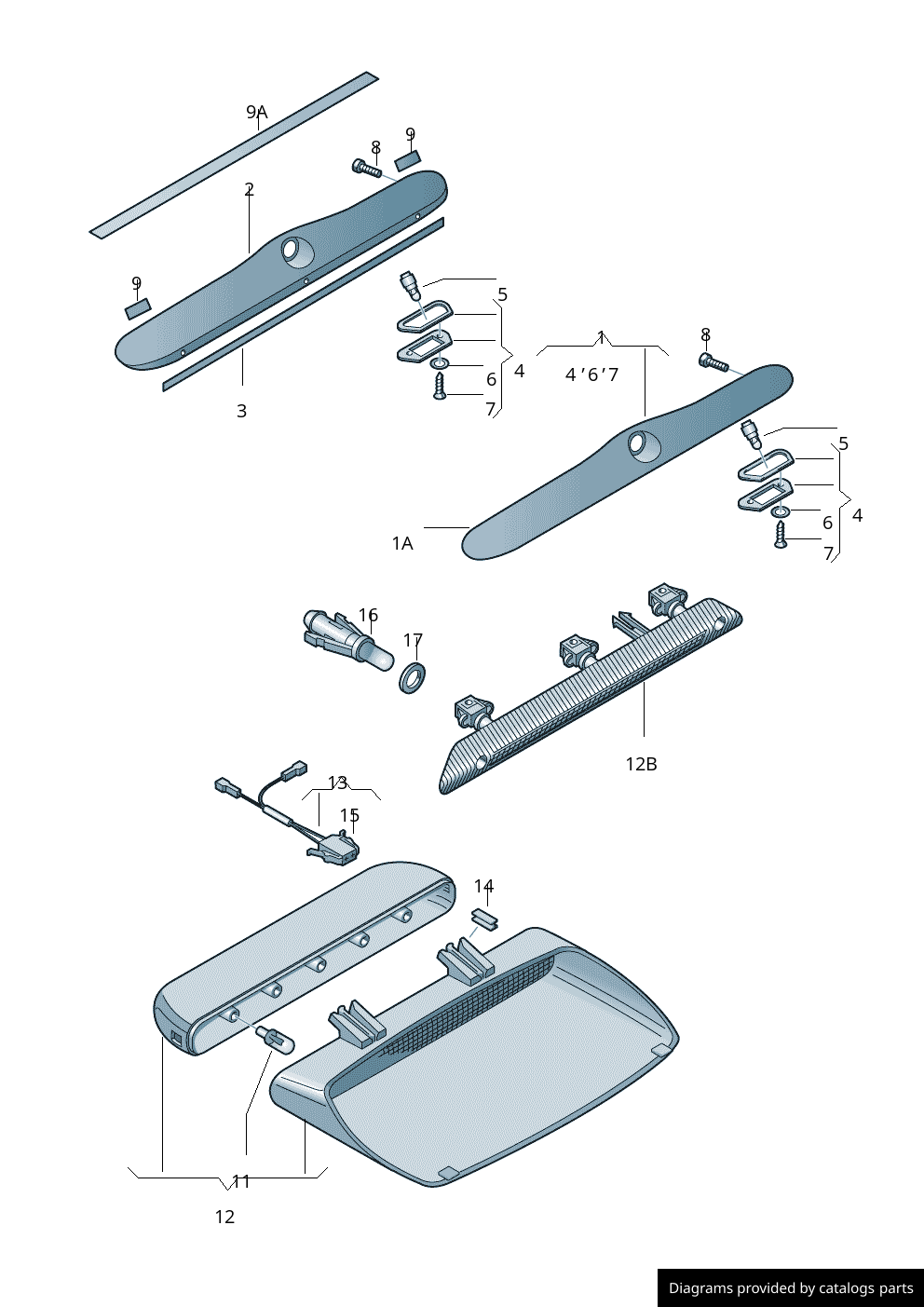 Car part diagram