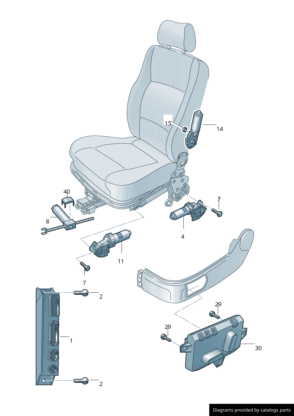 Car part diagram
