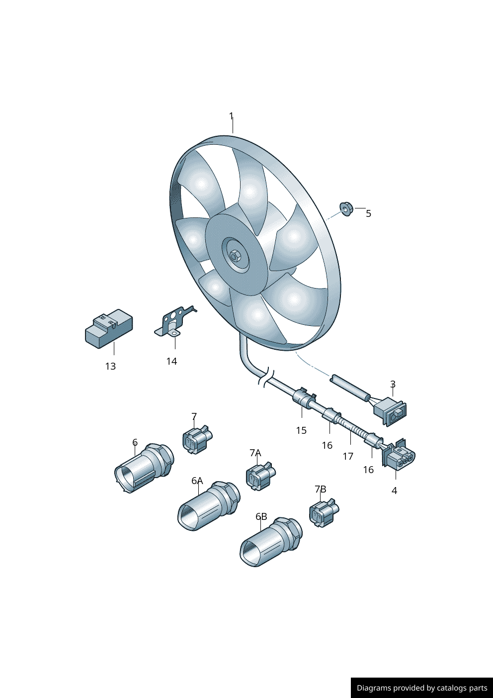 Car part diagram