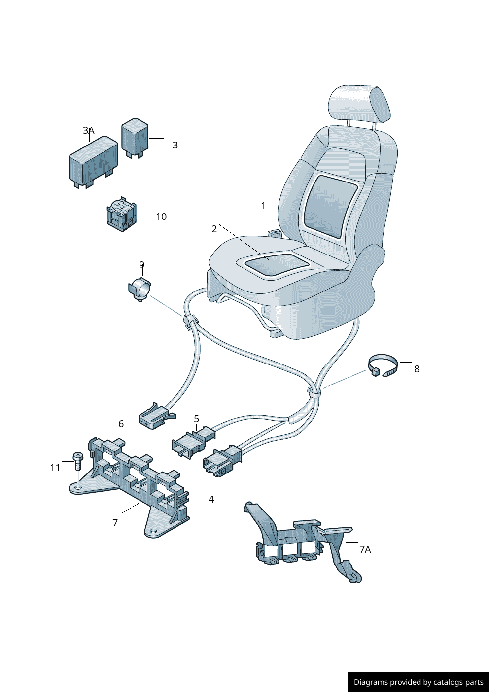 Car part diagram