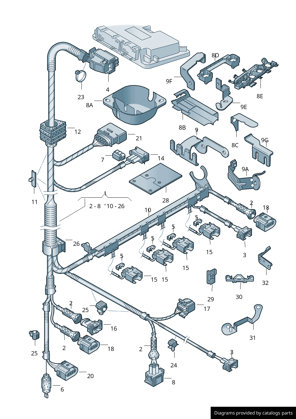 Car part diagram