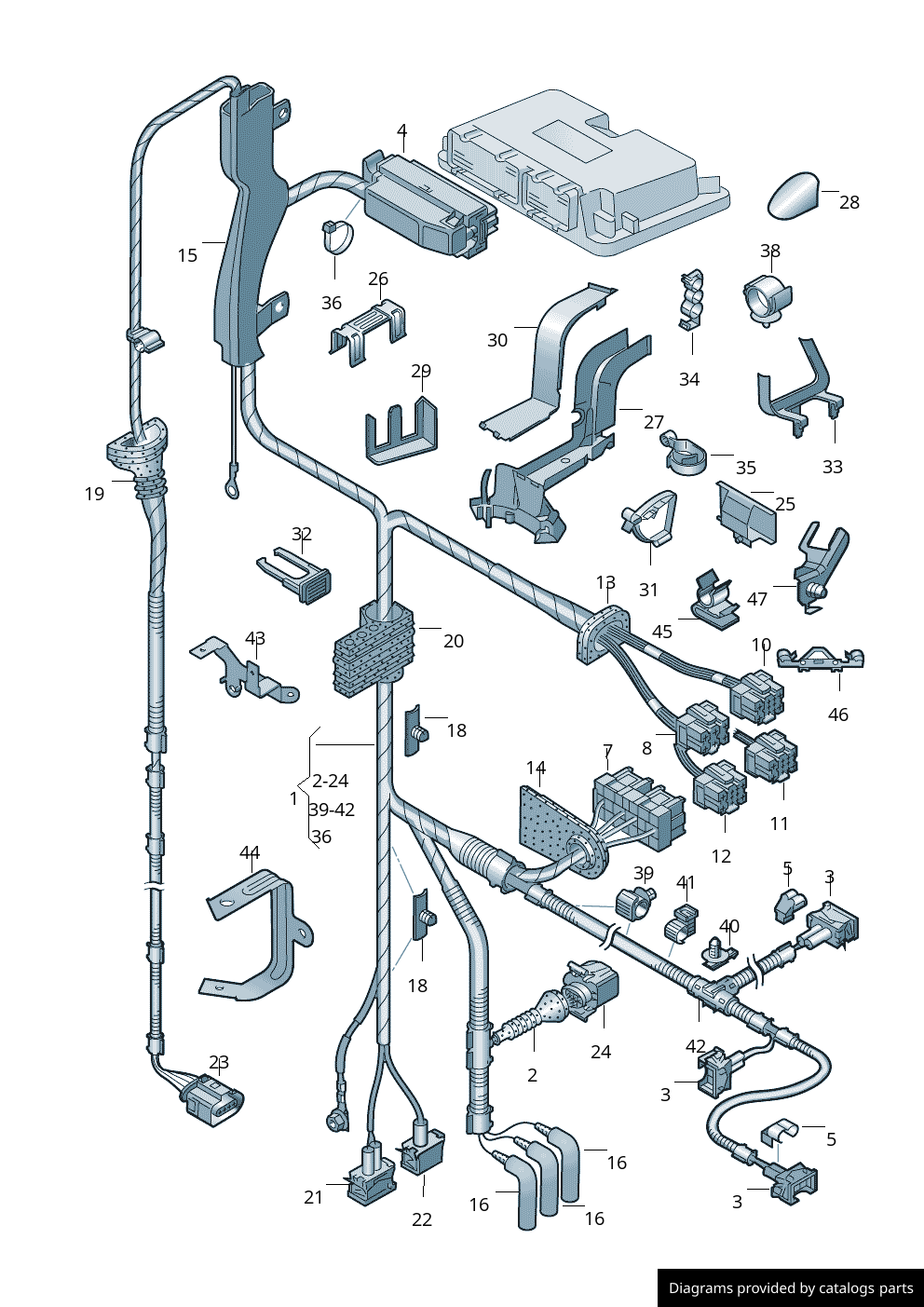 Car part diagram