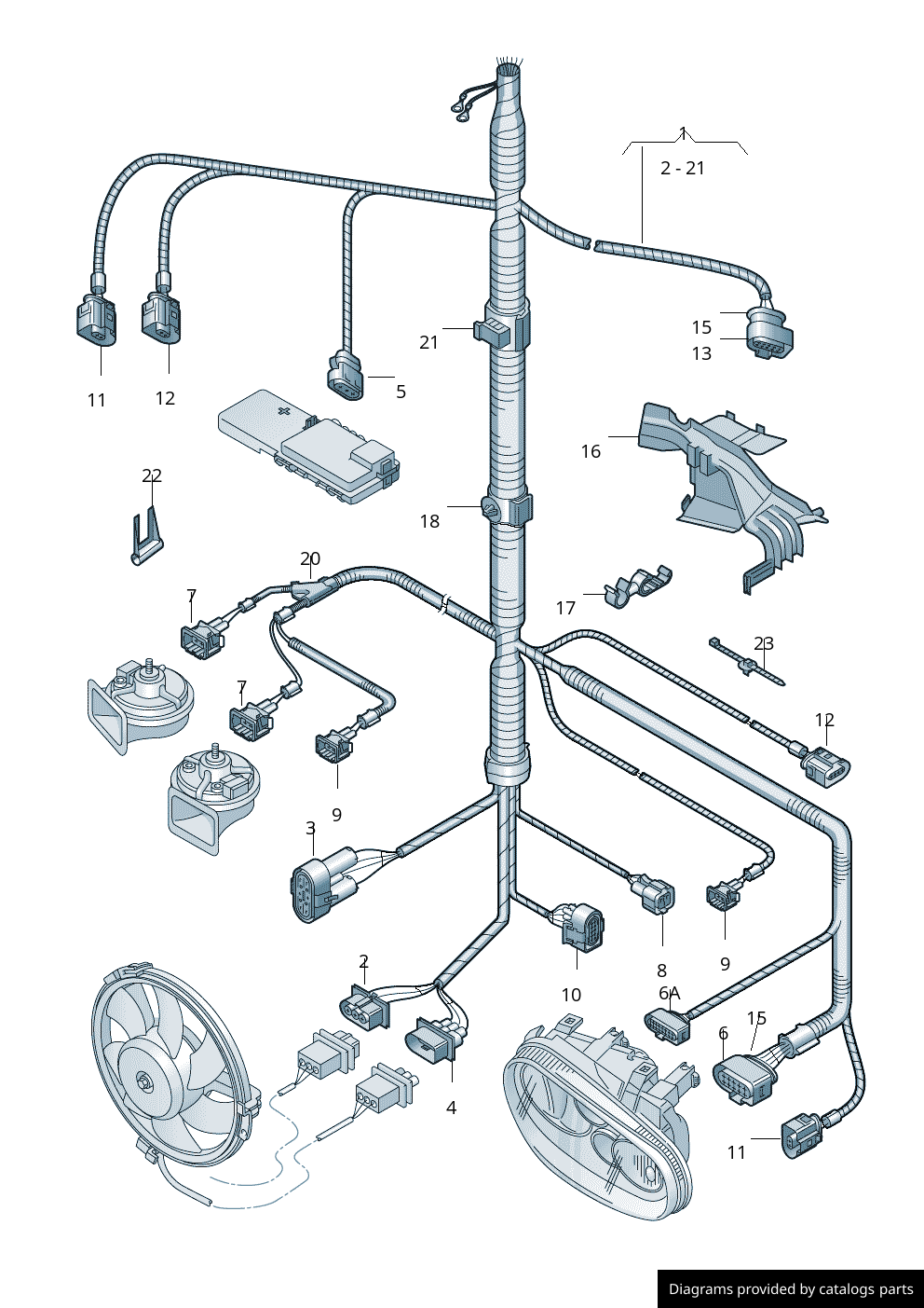 Car part diagram