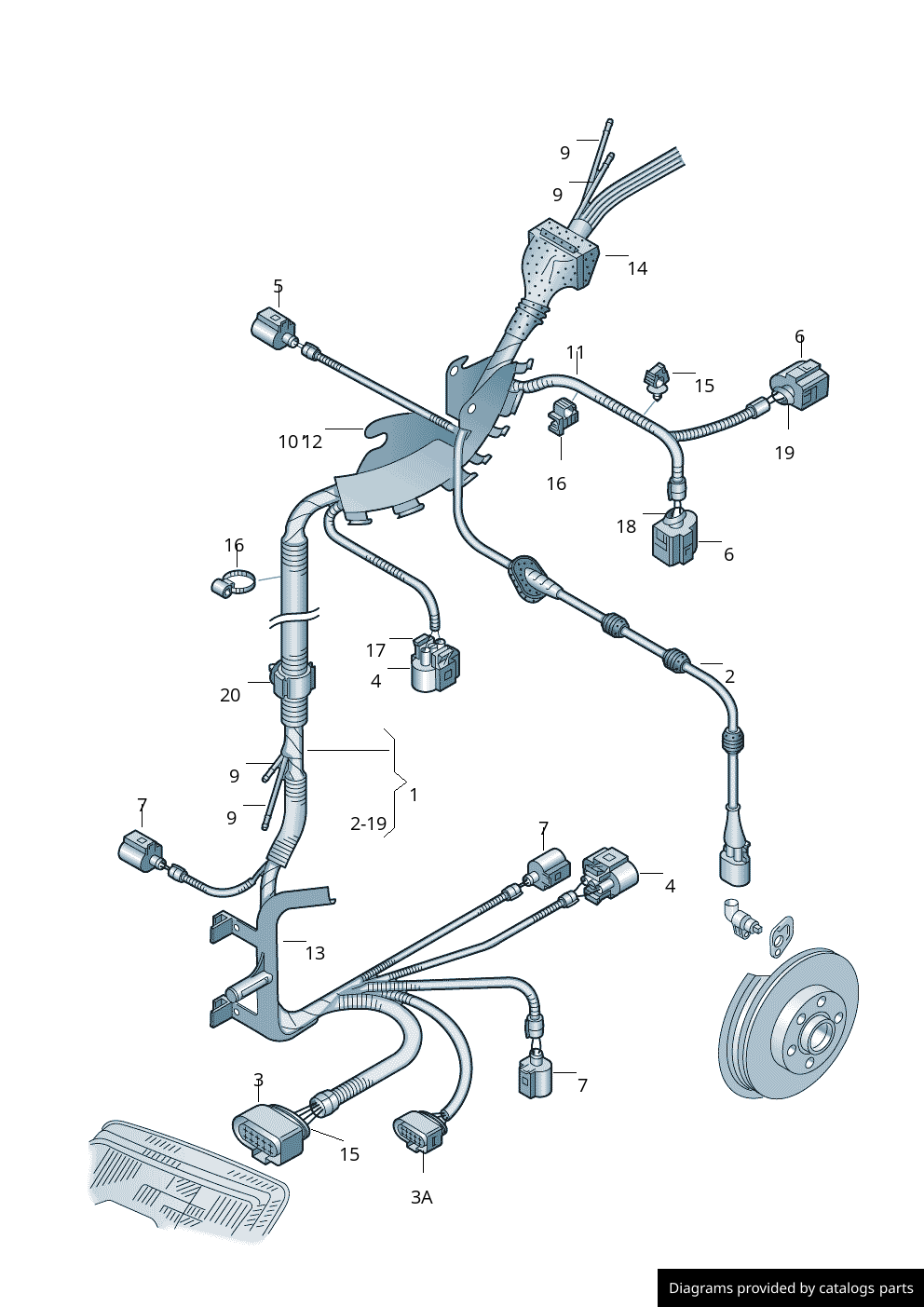 Car part diagram