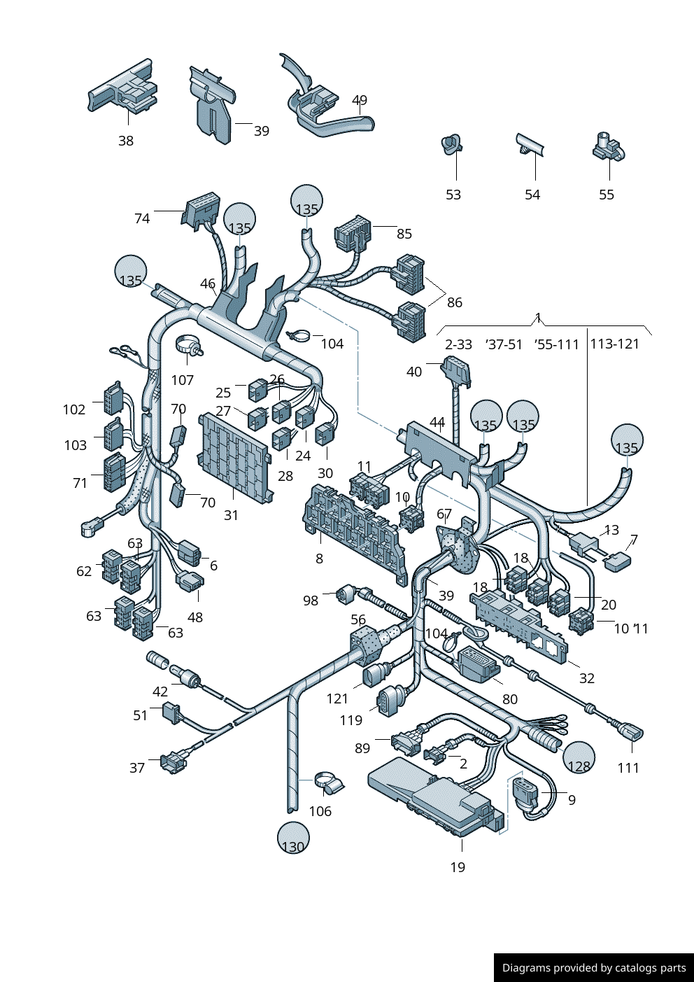 Car part diagram