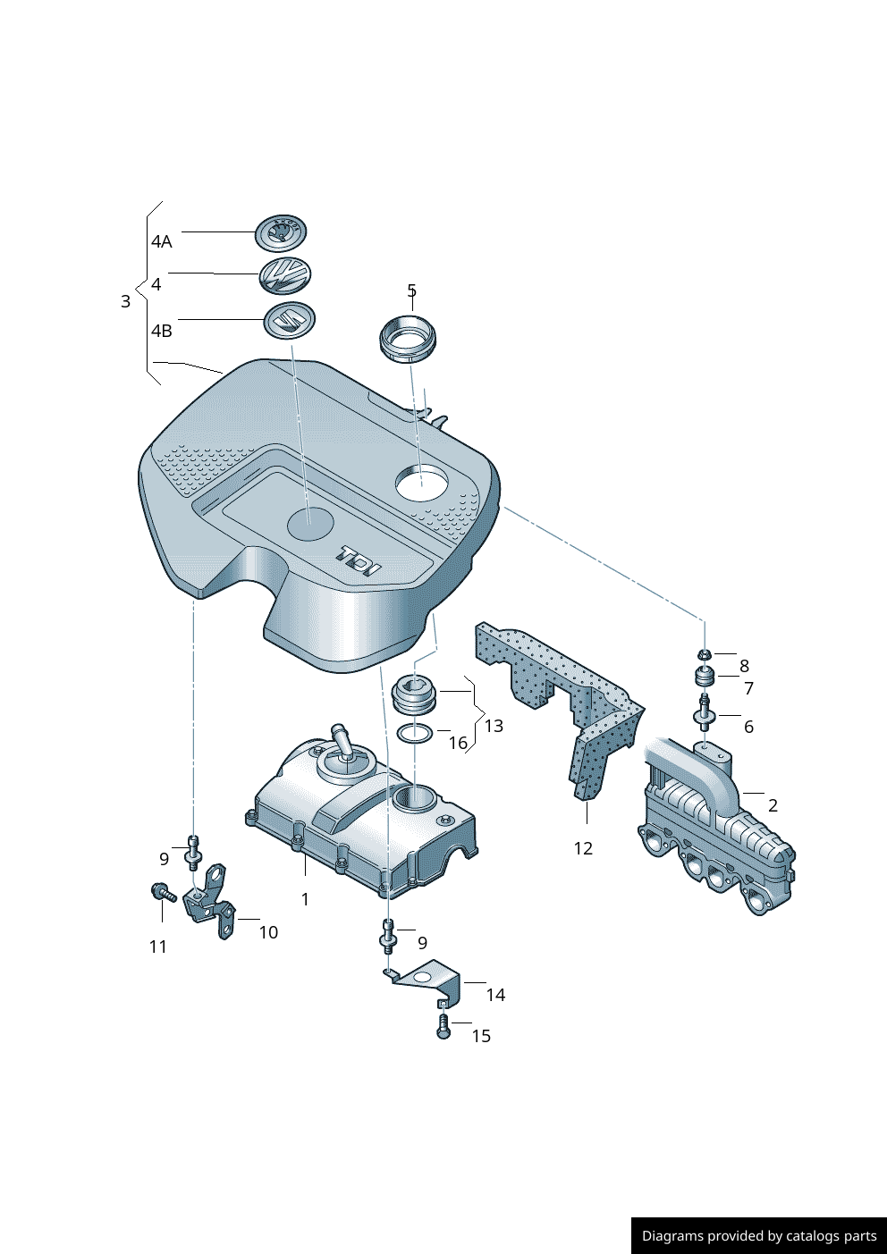 Car part diagram
