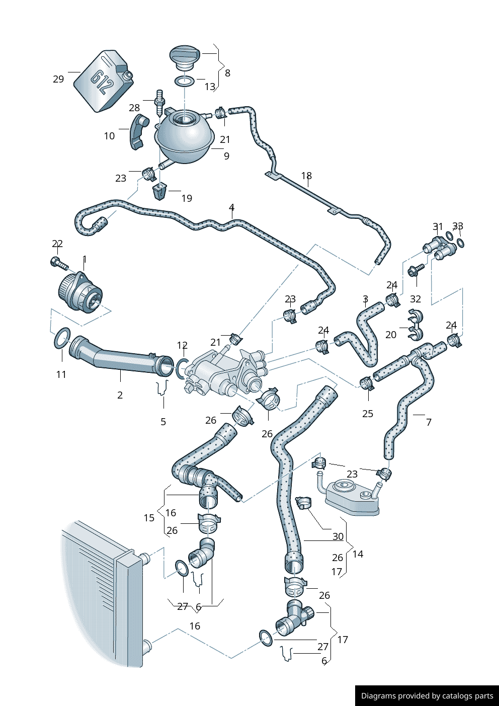 Car part diagram