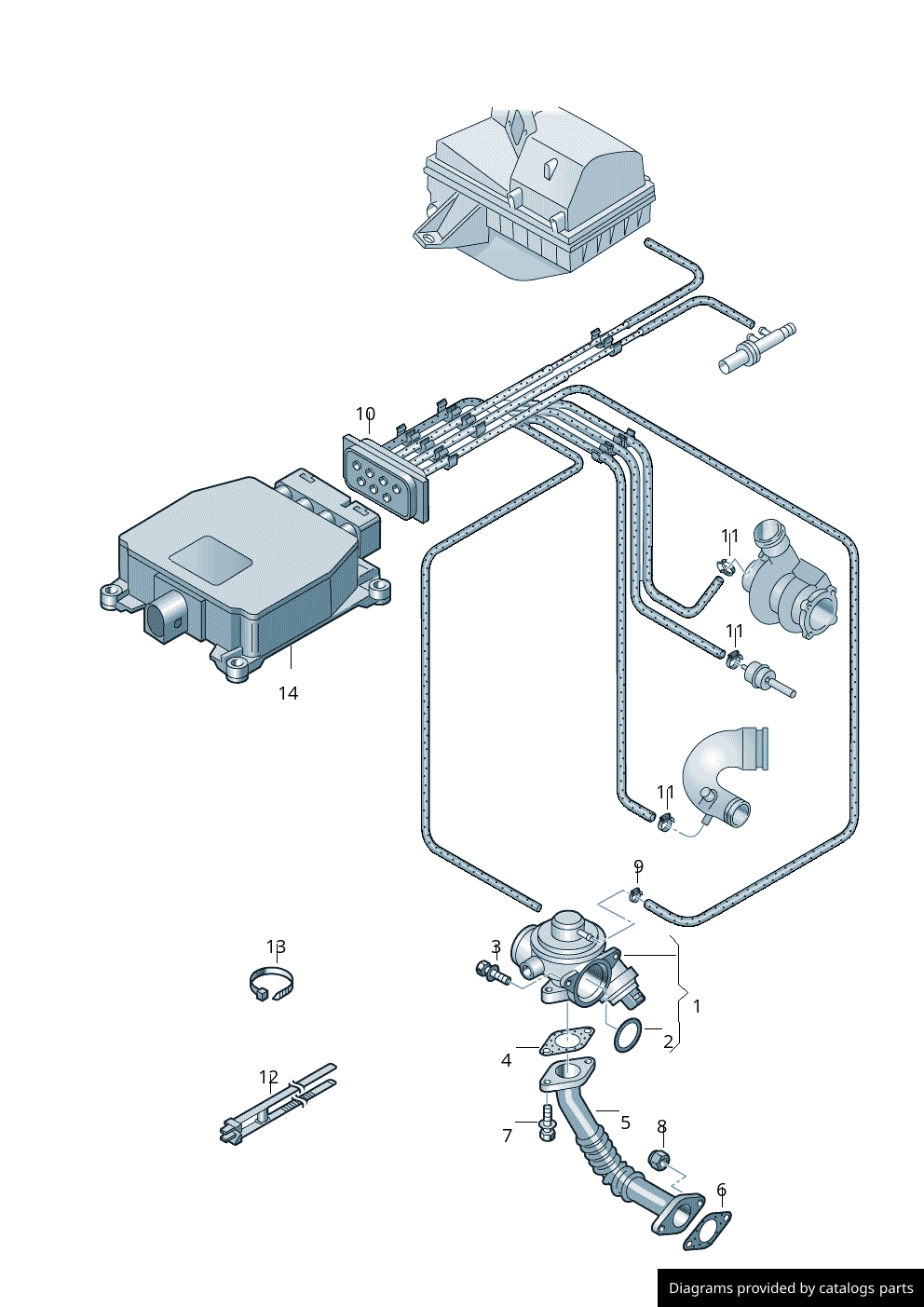 Car part diagram