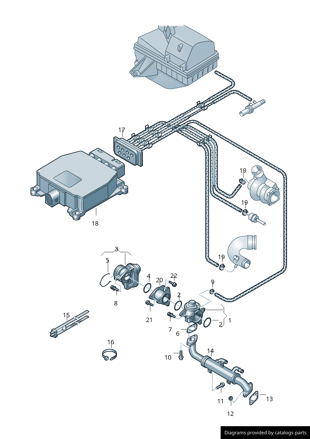 Car part diagram