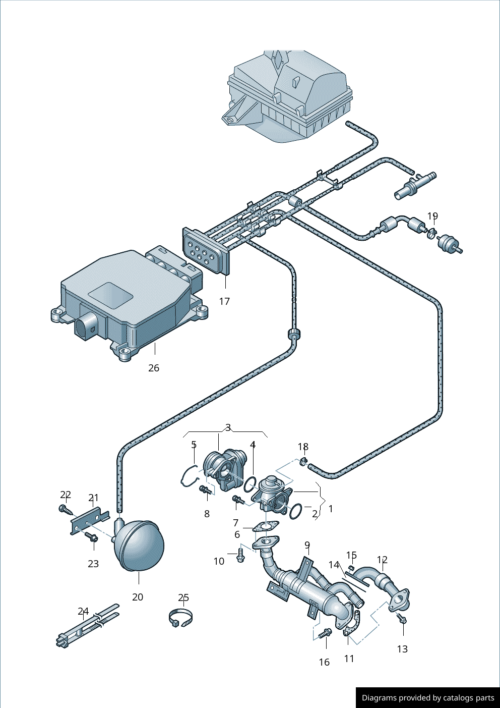 Car part diagram