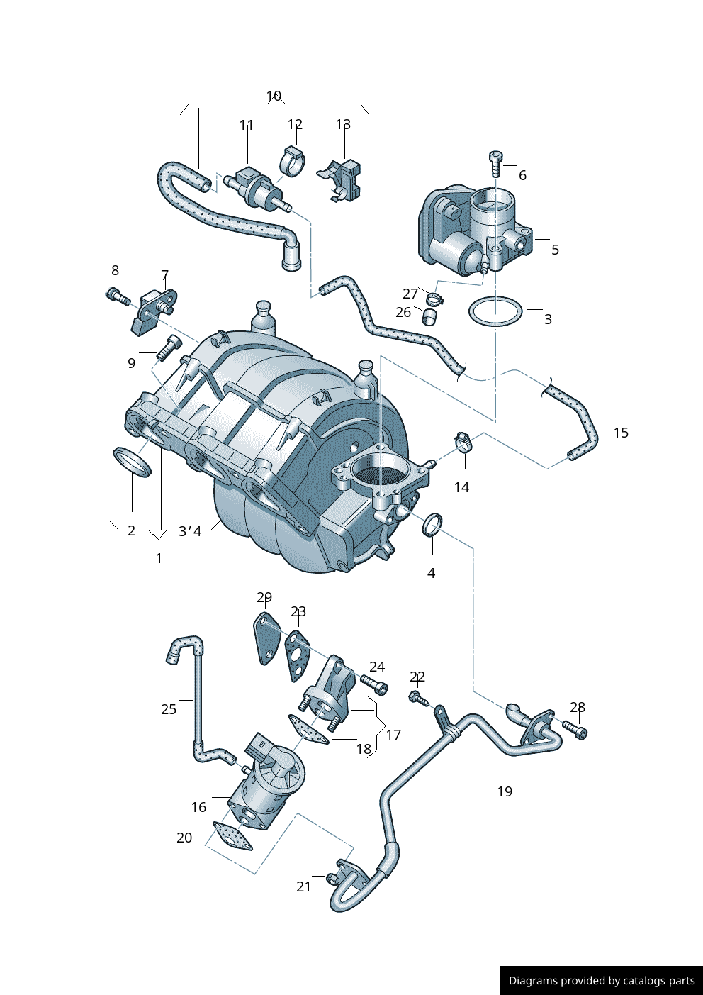 Car part diagram